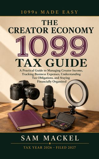 Cover of The Creator Economy 1099 Tax Guide by Sam Mackel