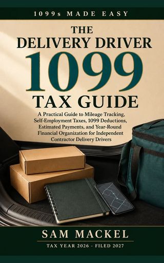 Cover of The Delivery Driver Tax Guide by Sam Mackel