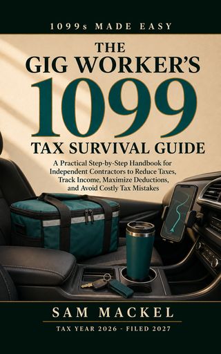 Cover of The Gig Worker's 1099 Tax Survival Guide by Sam Mackel