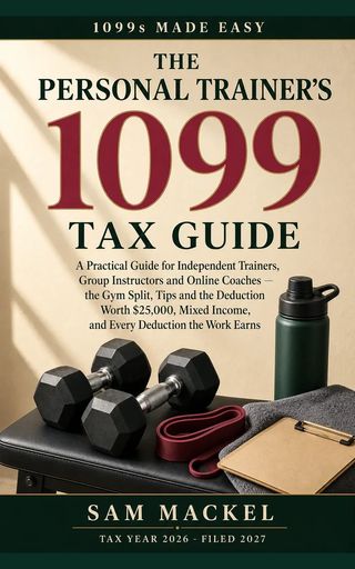Cover of The Personal Trainer's 1099 Tax Guide by Sam Mackel