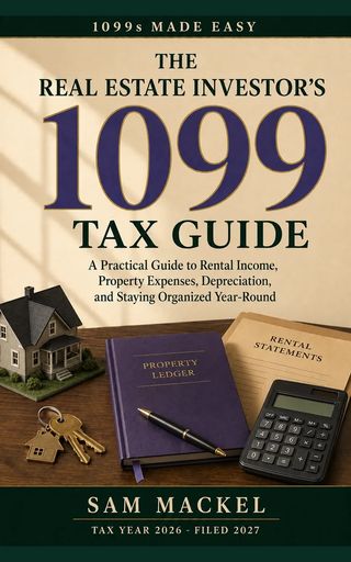 Cover of The Real Estate Investor's 1099 Tax Guide by Sam Mackel